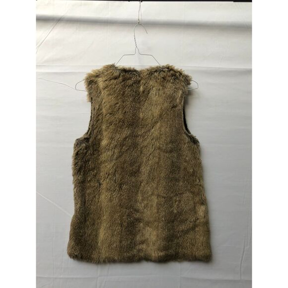 90's Vintage ZARA Faux Fur Gillet Vest M - Picture 2 of 6